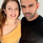 Malti Chahar Instagram - And my brother is taken❤️💍 Lo mil gayi bhabhi😁. She is Jaya Bhardwaj and she isn’t a foreigner…Delhi Ki ladki h. God bless you both😘 #engagement #love Love Birds