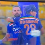Malti Chahar Instagram - And you did it brother 😘 Won the match for India and heart of every Indian❤️ @deepak_chahar9 You are ⭐️.. keep shining😘 #indiavssrilanka #teamindia #bleedblue