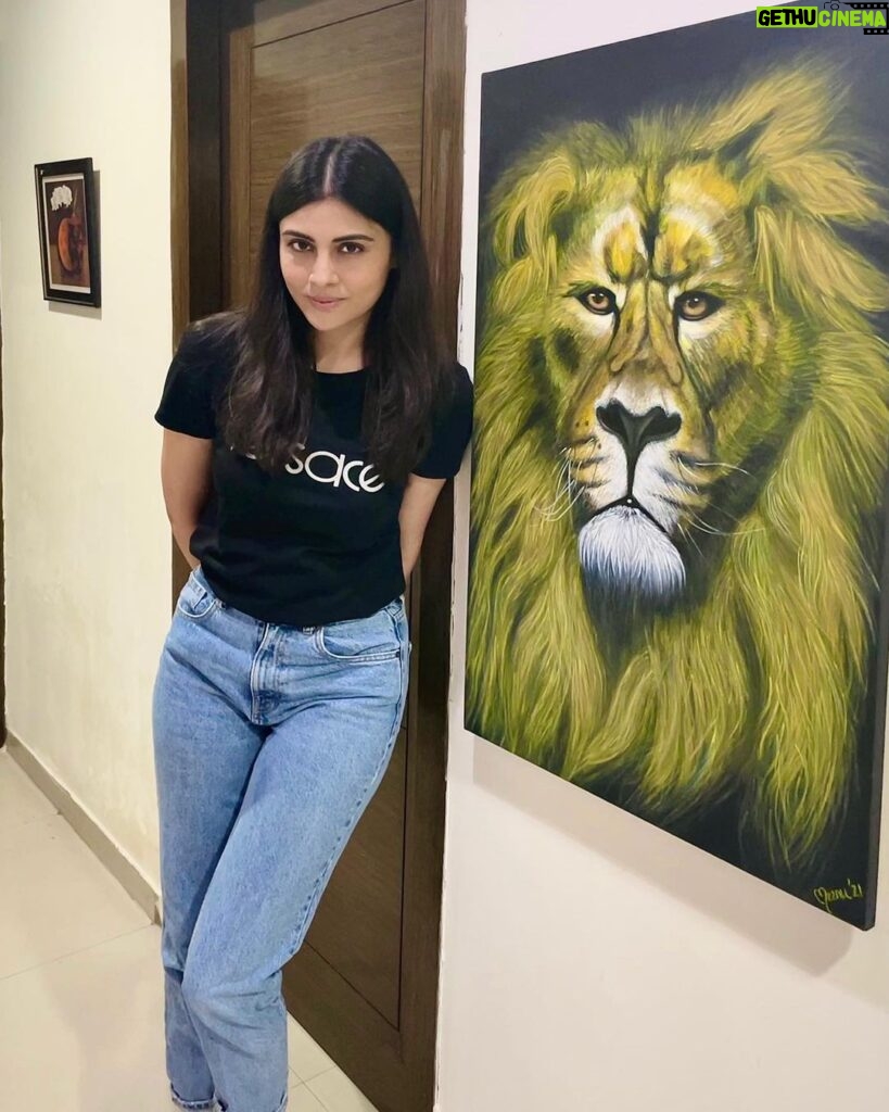 Malti Chahar Instagram - My first painting 🎨