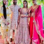 Malti Chahar Instagram - Congratulations Mittali and Shardul 💍. Wish you all the happiness and love ❤️. @mittaliparulkar_ @shardul_thakur #engaged Mumbai Cricket Association, BKC