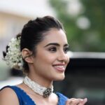 Malvika Sharma Instagram - Thank you Hyderabad for all the love ❤️ Wearing @thecloset_archana Jewellery by @aneethaass_jewellery Styled by @navneeth_bhansali Make up by @anupama.krishnamachari Hair by @lakshsingh__ ✨ #malvikasharma #hyderabad #love