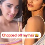 Malvika Sharma Instagram - Sometimes you have to let things go💫 Haircut by @lakshsingh__ ❤️
