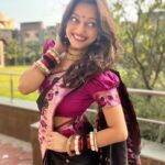 Manasi Naik Instagram – In a world full of trends, 
be a classic Marathi mulgi 👱🏻‍♀️👑❤️ PANDHARPUR
