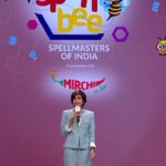 Mandira Bedi Instagram - Wordsmiths, assemble! I invite you to witness the battle of words at the @SBILife Spell Bee National Finale on @DisneyIndia. Our top 75 spellmasters are ready, are you? An initiative that spells progress! #SBILife #Mirchi #ApneLiyeApnoKeLiye #ItsHot #SpellingBee @mirchiplus
