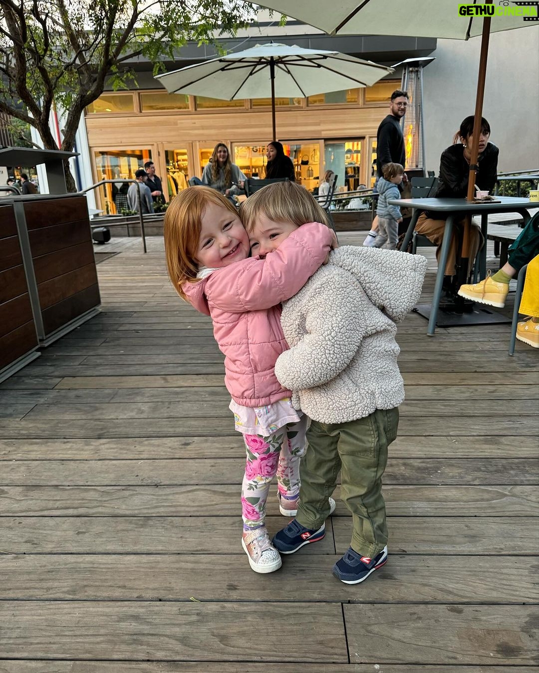 Mandy Moore Instagram - Sunday hangs with friends are the best! Gus and Poppy 4 ever!!