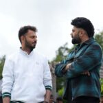 Maniesh Paul Instagram - An incredible actor and a true Punjabi powerhouse, you've always been a supportive friend with boundless creativity and a radiant aura of positivity. It's sooner than we expected, but it was a pleasure working with you on my first Bollywood Film, and I'll miss you for the rest of the shoot. Schedule wrap for you, Sir! 🎥❤️🫶🏻 @manieshpaul 📸 @rakback0905 #manieshpaul #mp #dg #dhwanigautam #mrd #bollywood Glasgow, Scotland