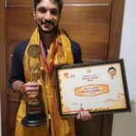 Manjima Mohan Instagram - "Good things take time." Something we keep telling each other!! Congratulations, my love ❤️ I'm so proud of you❤️ @gauthamramkarthik #TamilNaduStateAwards #TamilNaduGovernment
