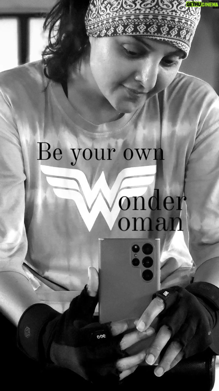 Manju Warrier Instagram - Be your own Wonder Woman ❤️ #beyourown #wonderwoman