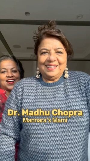 Mannara Instagram - Thank you @drmadhuakhourichopra mami and @vimlaakhouri mami for the wonderful words and continuous support ❤️🙏😇

Love you both ❤️

#MannaraChopra #familysupport #Mannara #BB #BB17 #biggboss17 #biggboss #support