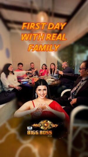 Mannara Instagram - Fam Jam 😀 🍔 ❤️

My heart was overflowing with emotions as I sat down for our first family dinner after my journey in Bigg Boss 17. My family, my friends and my sister are my pillars of strength since always and this was the first time I was away from all of them for such a long time. I’m overwhelmed with the love & adulation that I have received from my Mannara Tribe, the ones who followed my journey, understood my heart and supported me with such massive votes. I’m grateful to the Bigg Boss’ house, my co contestants and #salmankhan sir for all the learning experiences, every moment is a treasure which I’ll cherish throughout my life. Heartfelt thanks to my most generous audience for standing by me through thick and thin. I love you more than words can ever express. Much Love ❤️
NOW LETS EAT PEOPLE …🤪🫶🏻😅😁
Mannara 
.
.
.
#mannara #mannarachopra #biggboss #bb17 #biggboss17 #gratitude #instalove #fyp

#DinnerScenes #familytime #dinnerdate #vibe