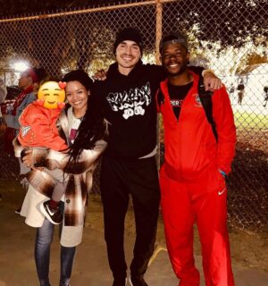 Manny Montana Instagram - Got to see my little brother @umeh7 play this weekend and it was needed. Go lobos! @unmlobofb 
Love this kid! If my son has his character I think me and @adelfamarr would be pretty good with it 😊🙏🏽❤️
