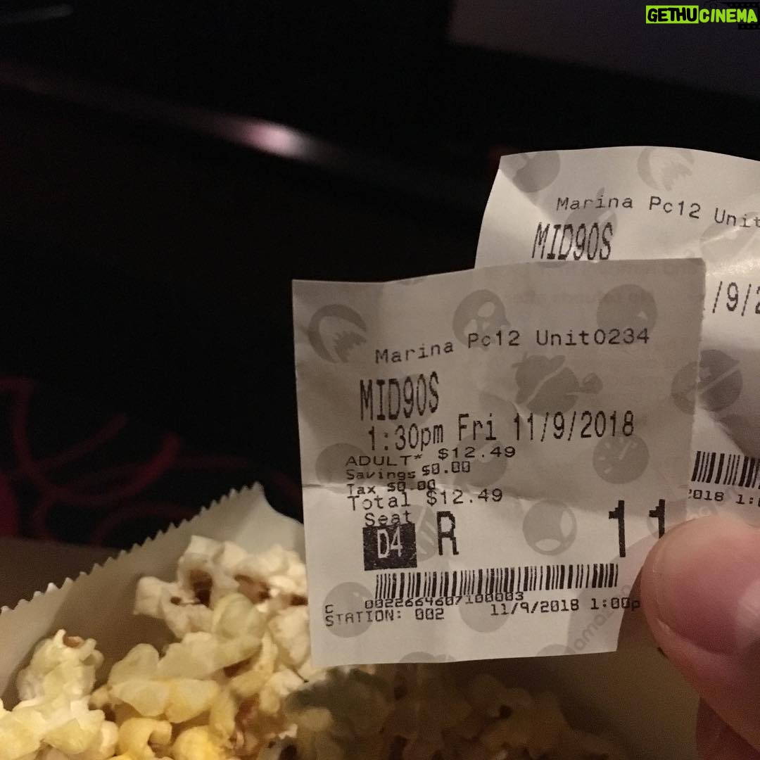 Manny Montana Instagram - Daternoons... the annoying term my wife sings ALL the way to the movies when we see a movie before 5 🤪 Looooove youuuuuu @adelfamarr @jonahhill @mid90smovie #daternoons