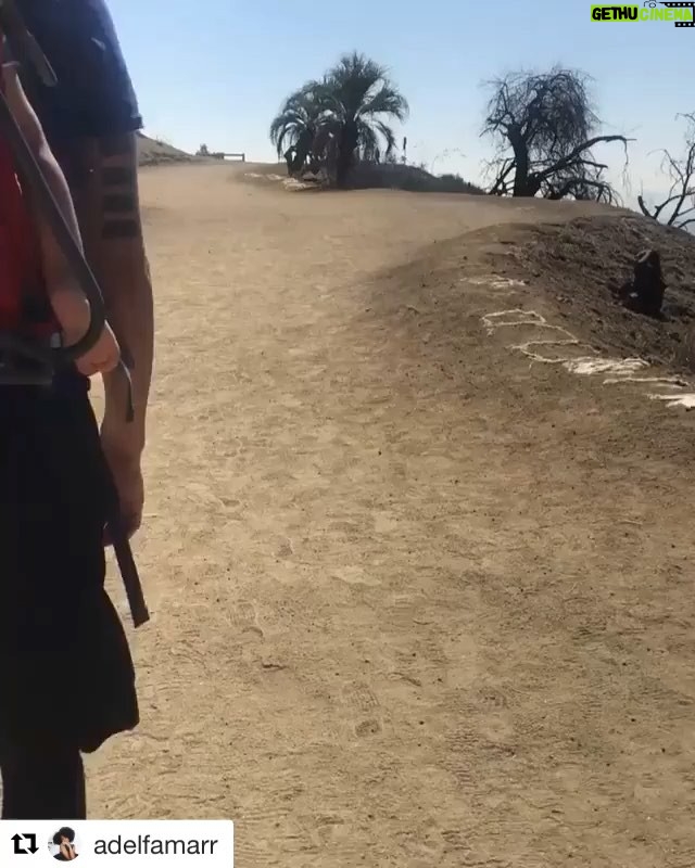 Manny Montana Instagram - Women, I’ve ALWAYS had the utmost respect for you... today it grew infinite. This little fucker was HEAVY!!! Lol I could barely make it past an hour! How do you do 9 months?!??!?! Then deliver????? 🤯🤯🤯 ❤️❤️❤️ @adelfamarr #runyoncanyon #dadlife