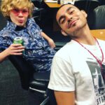 Manny Montana Instagram - My little homie! @izzystannardofficial It’s only been a few months and he’s damn near my height now!! 😢 #goodgirls #season2 #LA