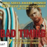 Manny Montana Instagram - One of my best friends in the world is winning awards left and right! Congrats homie! @zactitus1 Copy and paste the link to watch! Shyt is hilarious! https://deadentertainment.com/2018/04/10/bad-timing-wins-best-guest-actor-in-a-comedy/