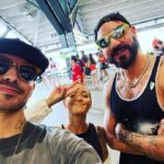 Manny Montana Instagram – I once thought I was the tallest Mexican in the world till I met this fuck @claytoncardenas …
My brother made it out to the A!
Thank you @braves for the hospitality! And as always my best friend by my side! @adelfamarr 
@rayban 
#rayban #raybans 
#atlantabraves 
#atlanta