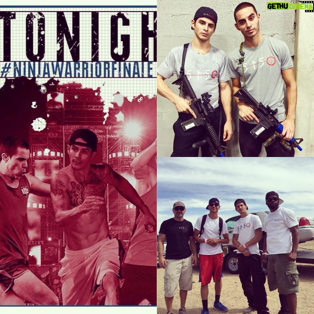 Manny Montana Instagram - Make sure and show ur love to my little bro @youngflip7 tonight on the @americanninjawarrior finale!! One of the most stand up dudes I've ever met and have so much respect for the kid! #americanninjawarrior #ninjawarriorfinale