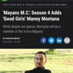 Manny Montana Instagram – Very happy to finally announce this. Best set I’ve ever been on. To all the @mayansfx family, cast and crew, thanks for making me feel like family from day one. 
#mayansmc #mayansfx #mayans