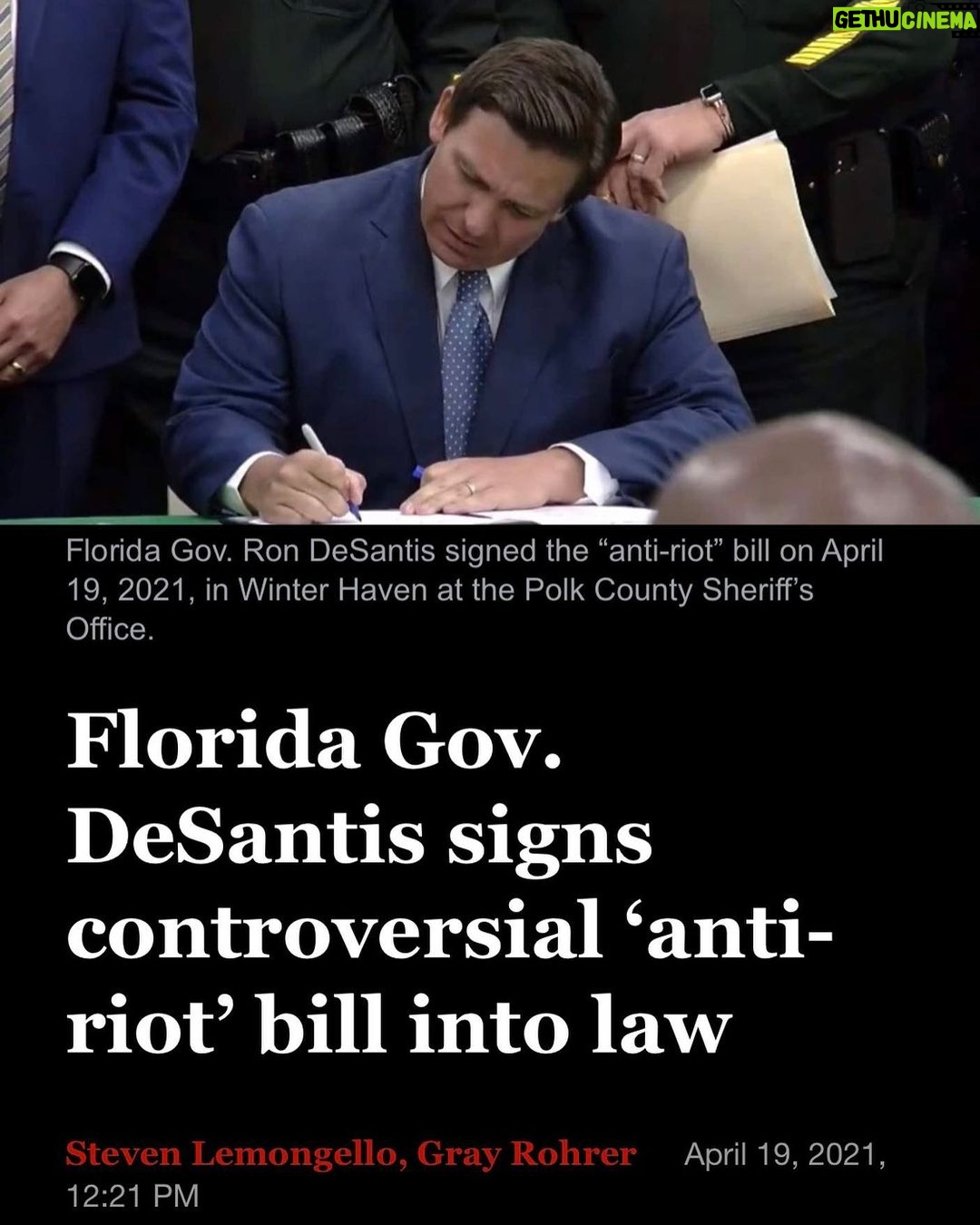 Manny Montana Instagram - DO NOT sleep on this! “anti-riot” simply means anti-protest!! You’re giving police the power to stop any protest! Where are all the “Americans” at now?... isn’t this an attack on your constitutional rights? But taking a knee is un-American? Got ya...