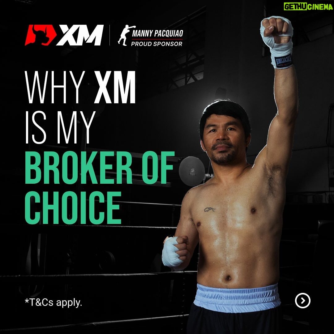 Manny Pacquiao Instagram - Proud to partner with XM - my preferred broker for success! 🥊 Trading with XM is like having a trusted partner by my side in the markets. Their user-friendly platform, tight spreads, and lightning-fast execution have empowered me to pursue my trading goals with confidence. 🔗Create your account today! Link in bio. #XMPhilippines #XMRiseToGreatness #XMxMannyPacquiao #OnlineTrading #XMApp