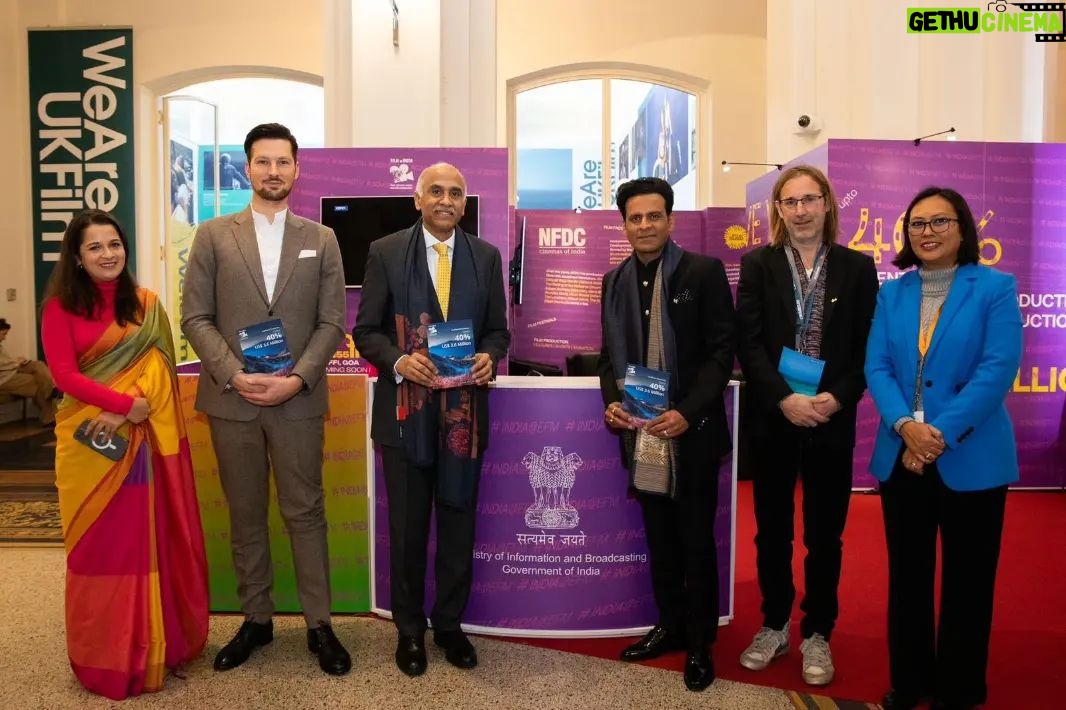Manoj Bajpayee Instagram - Honored to be part of the inaugural ceremony at the India Pavilion in Berlin alongside H.E. Mr. Parvathaneni Harish, Ambassador of India to Germany, fostering cultural exchange and cinematic collaborations. Thank you, @trishasakhlecha and @nfdcindia @indiaingermany @thetagorecentre