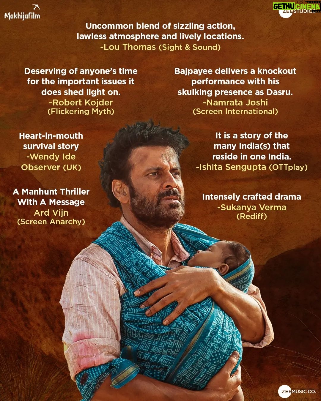 Manoj Bajpayee Instagram - The profound and widespread appreciation for Joram on @rottentomatoes has left us truly overwhelmed! Book your tickets! (Link in bio) #Joram in cinemas worldwide now. @zeestudiosofficial @mohdzeeshanayyub @nakedindianfakir @village_at_makhijafilm @nowitsabhi @smitatambe @tannishtha_c @meghamathurhere @nimmyraphel @bose.anupama @deepaksimhal @piyushputy @avrobanerjee @mangeshdhakde @sidmeer @viraj_selot @ipankajbatra @joshi.ashvin @dhiman.karmakar @castingbay @ashimaavasthi @callmenabo @zeemusiccompany