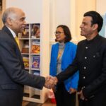 Manoj Bajpayee Instagram - Honored to be part of the inaugural ceremony at the India Pavilion in Berlin alongside H.E. Mr. Parvathaneni Harish, Ambassador of India to Germany, fostering cultural exchange and cinematic collaborations. Thank you, @trishasakhlecha and @nfdcindia @indiaingermany @thetagorecentre