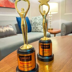 Manoj Bajpayee Instagram - Thank you for the Best Actor award for Sirf Ek Banda Kaafi Hai (OTT) and Best Actor for Joram (Jury Choice) at the @iconicgoldaward

A heartfelt thank you to the amazing teams behind both films, @zeestudiosofficial , @bsl_films , and @zee5 Special thanks to my directors, @apoorvsinghkarki01 for Sirf Ek Banda Kaafi Hai and @nakedindianfakir for Joram. 🙏🏼

Outfit: @bharat_reshma
Shoes: @bharat_reshma
Styled by: @azcouture_official
Assisted by: @akansha_stylist