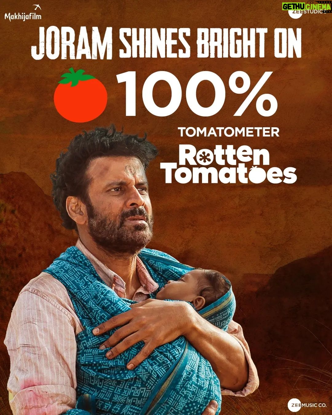 Manoj Bajpayee Instagram - The profound and widespread appreciation for Joram on @rottentomatoes has left us truly overwhelmed! Book your tickets! (Link in bio) #Joram in cinemas worldwide now. @zeestudiosofficial @mohdzeeshanayyub @nakedindianfakir @village_at_makhijafilm @nowitsabhi @smitatambe @tannishtha_c @meghamathurhere @nimmyraphel @bose.anupama @deepaksimhal @piyushputy @avrobanerjee @mangeshdhakde @sidmeer @viraj_selot @ipankajbatra @joshi.ashvin @dhiman.karmakar @castingbay @ashimaavasthi @callmenabo @zeemusiccompany