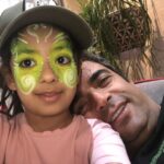 Manouchehr Hadi Instagram - گوشگله پیدر با گریم پروانه