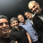 Manouchehr Hadi Instagram - جواد خیابانی عزیز همراه با حمید گودرزی / یوسف تیموری / بابک کایدان استودیو ضبط نریشن های نیوکمپ ممنون جناب خیابانی عزیز از لطف و همکاری بی نظیرتون