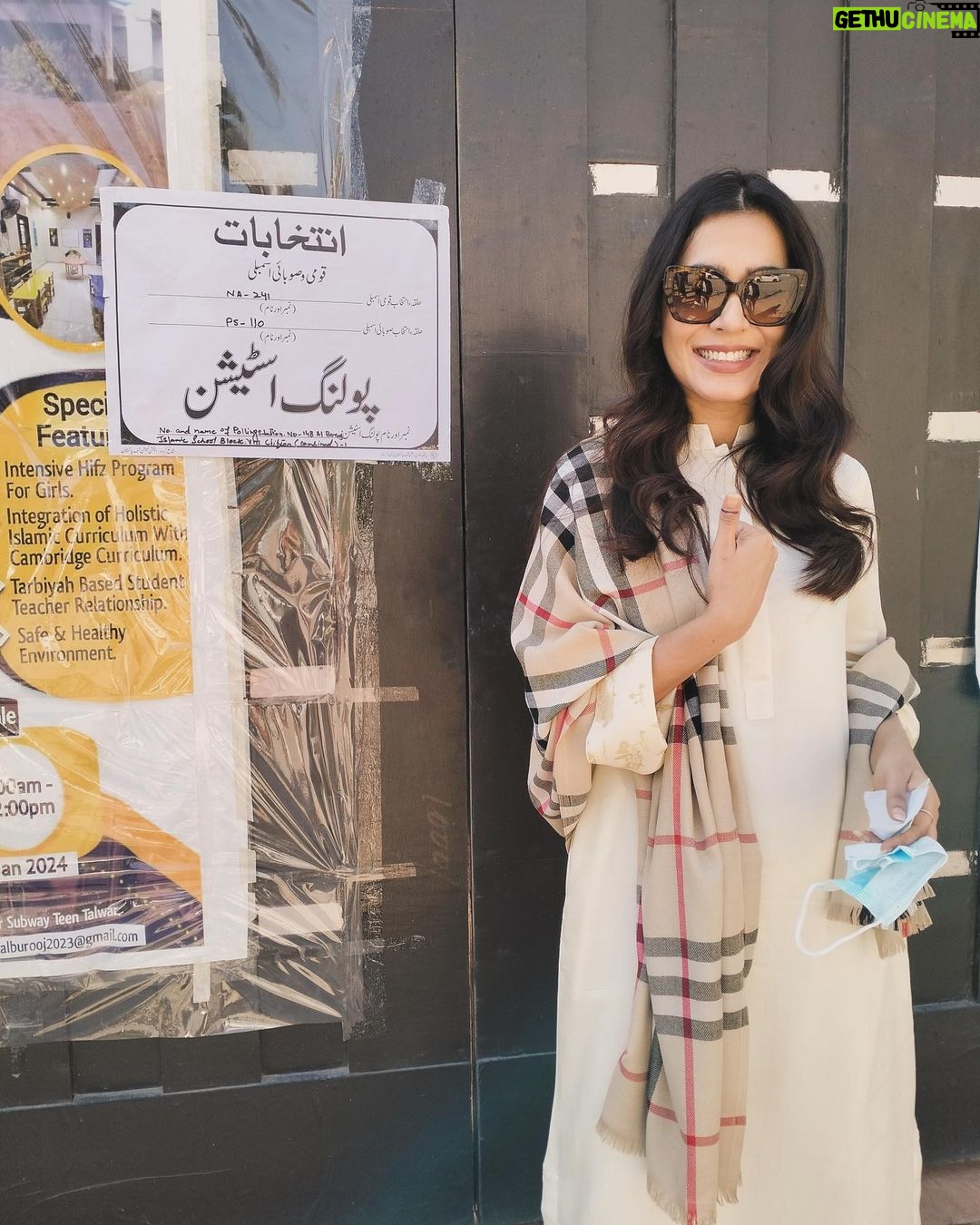 Mansha Pasha Instagram - Did you vote today?