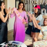 Mansi Srivastava Instagram - You can now contact us for more SURPRISE parties 🤪 #surprisebacheloretteparty For the one and only @officialsurbhic 👰‍♀️ 💜 ❤️ Powered by this beautiful location at @fairfieldbymarriottmumbai 💖💯 Fairfield by Marriott, Mumbai International Airport