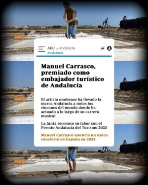 Manuel Carrasco Instagram - Nunca creí que la pasión por mi tierra tuviese una denominación. No pensé que mi 'punto cardinal', ese que está clavado en el sur, fuese merecedor de nada. Creo que los andaluces desde siempre hemos sido embajadores de nuestra tierra y lo hemos sido con generosidad, humildad y verdad, la que tiene Andalucía, desde la cercanía y la distancia. 

Todos los galardones siempre merecen mi agradecimiento, este además merece toda mi implicación. Gracias, Andalucía... mi acento ahora y siempre es mi ADN.🤍💚