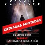 Manuel Carrasco Instagram - ENTRADAS AGOTADAS! En el nuevo Santiago Bernabéu. A 8 meses del concierto. Que locura. @bernabeu Vamos hacer historia! ❤️🏹 Estadio Santiago Bernabéu