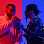 Manuel Turizo Instagram - @manuelturizo & @yandel perform “Mamasota”! #FallonTonight The Tonight Show Starring Jimmy Fallon