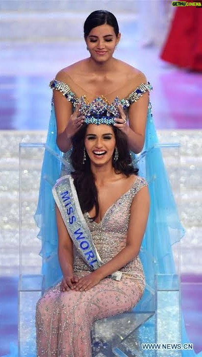Manushi Chhillar Instagram - Throwback to one fine day in 2017… where my world literally changed overnight! I was just a girl who was pursuing education to be a Doctor, and all of a sudden I became this girl who is now representing India at GLOBAL LEVEL!!! But this journey was made possible only and only because of the wonderful women (and the men, but we will celebrate them on another day) around me, who encouraged me, validated me, lifted me up… and was just there for me… my Mom, my sister, my contemporaries and my mentors… And… today, as we celebrate the power of sisterhood, the beauty of diversity, and the endless possibilities that arise when women lift each other up. Be Strong. Be Powerful. Be Unapologetically YOU ✨✨ Happy International Women’s Day! 💕 #IWD2024 #EmpowerWomen