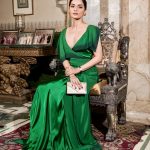 Manushi Chhillar Instagram – A night with @ralphlauren @collectiveindia and @princessdiyakumarifoundation 💚💚
#RalphLauren #RLholiday #PDKF City Palace, Jaipur