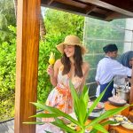 Manushi Chhillar Instagram - Cooking classes and gossip with some serious contemplation 🧡🧡 . #JumeirahMaldives #makeplanholidays Jumeirah Maldives