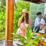 Manushi Chhillar Instagram - Cooking classes and gossip with some serious contemplation 🧡🧡 . #JumeirahMaldives #makeplanholidays Jumeirah Maldives