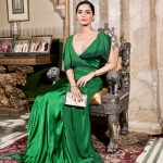 Manushi Chhillar Instagram – A night with @ralphlauren @collectiveindia and @princessdiyakumarifoundation 💚💚
#RalphLauren #RLholiday #PDKF City Palace, Jaipur