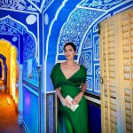 Manushi Chhillar Instagram - A night with @ralphlauren @collectiveindia and @princessdiyakumarifoundation 💚💚 #RalphLauren #RLholiday #PDKF City Palace, Jaipur