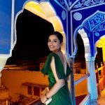 Manushi Chhillar Instagram - A night with @ralphlauren @collectiveindia and @princessdiyakumarifoundation 💚💚 #RalphLauren #RLholiday #PDKF City Palace, Jaipur