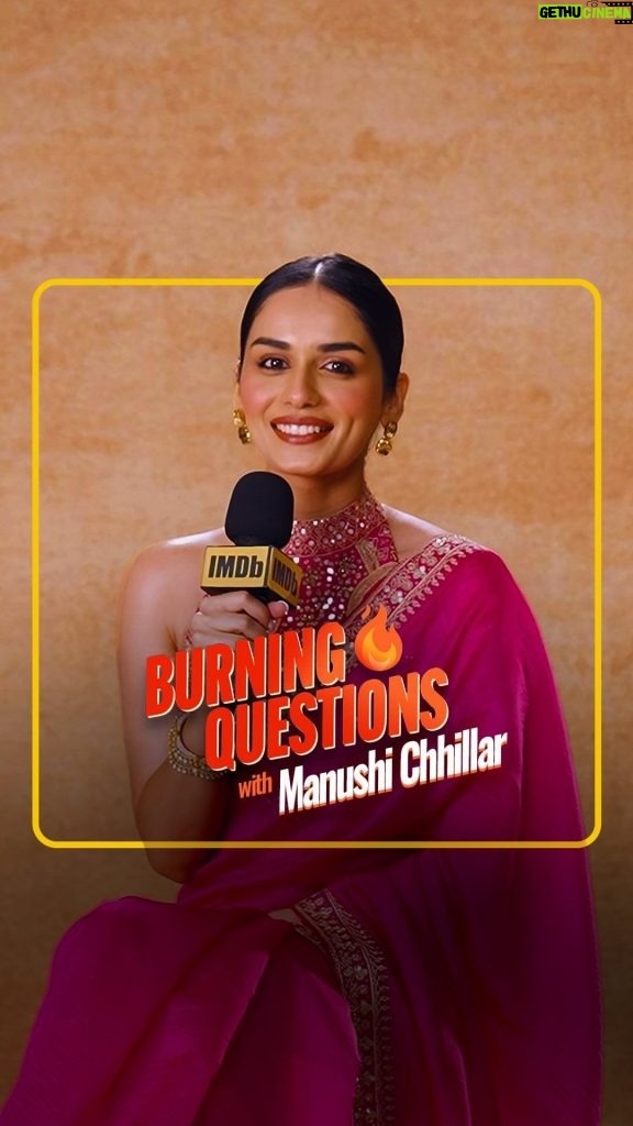 Manushi Chhillar Instagram - Leading upto the release of #OperationValentine, we caught up with @manushi_chhillar to discuss what inspires her and what’s in store, in this exclusive session of Burning Questions!🔥