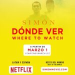 María Gabriela de Faría Instagram – @simonthefilm llega a @netflixlat y @netflixes este 1ero de Marzo ❤️

Y para el resto del mundo, podrán verla en la página web www.simonmovie.com 😎

¡Felicidad!