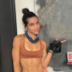 María Gabriela de Faría Instagram - Love notes at the gym for Paolo, The Destroyer, the superhero maker ❤️ Que lo que @paolomascitti ha construido, no lo dañe la vacación 🥲 Los Angeles, California