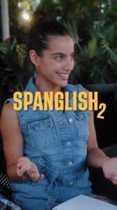 María Gabriela de Faría Instagram - SPANGLISH 2👩🏻‍🏫 Empecé a ver clases de spanglish con @thefaria pero (I don’t know how) @shakti.maal nos descubrió 🫠 Y recuerda no te desesperes. step by step ✨todo el mundo knows✨
