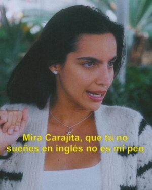 María Gabriela de Faría Instagram - Mira carajita, que tú no sueñes en inglés no es mi peo 💅🏻 - @thefaria
