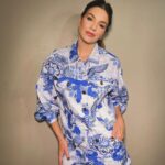Marcela Kloosterboer Instagram - Mi look de hoy para @cortaporlozanotelefe Con mi bebé que me acompañó 💞