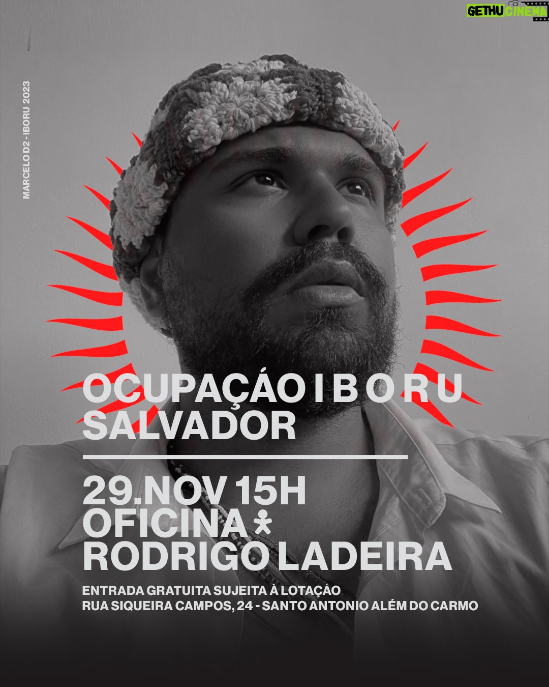 Marcelo D2 Instagram - Salvador: nessa quarta (29) tem Oficina @vivo com o Rodrigo Ladeira na ocupação I B O R U Chega mais e vem conhecer um pouco sobre o olhar criativo por trás da fotografia de I B O R U em um papo com o @ladeirra A oficina acontece às 15h e é aberta ao público !! vem que vem !! 🔱 ocupação I B O R U • Salvador Rua Siqueira Campos, 24 - Santo Antonio Além do Carmo 🔺 entrada GRATUITA sujeita à lotação 📷 2, 3 e 4: @kiddotrixx #oTempoDeIBORUéAgora #Ocupação #Salvador Salvador, Bahia, Brasil
